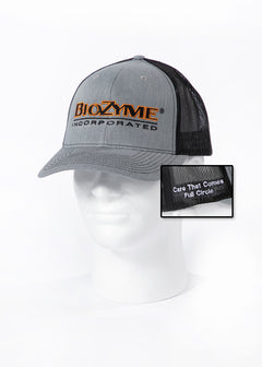 BioZyme Orange/Gray/Black Mesh Hat