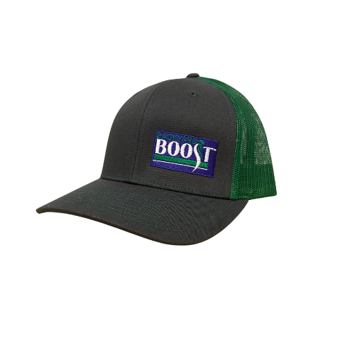 Backyard Boost Green Mesh Hat