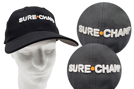 Sure Champ Black Puff Hat