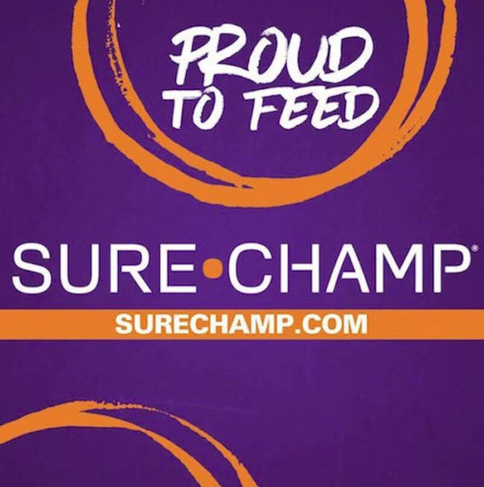 Sure Champ Proud to Feed Banner 2'x2'