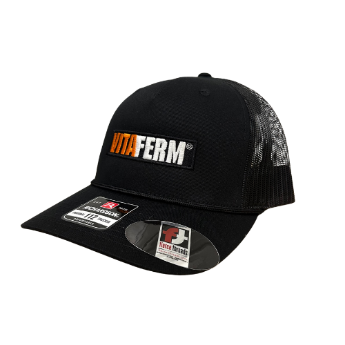 VitaFerm Black on Black Mesh Hat